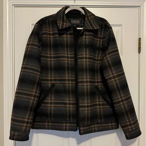 Pendleton Woolen Mills Patterned Trucker Jacket
